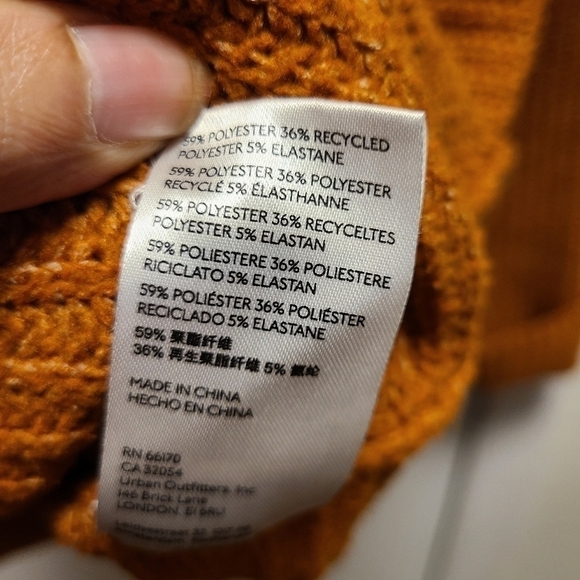 Anthropologie Pilcro Cowl sellNeck Sweater Cedar size Small - Picture 10 of 12